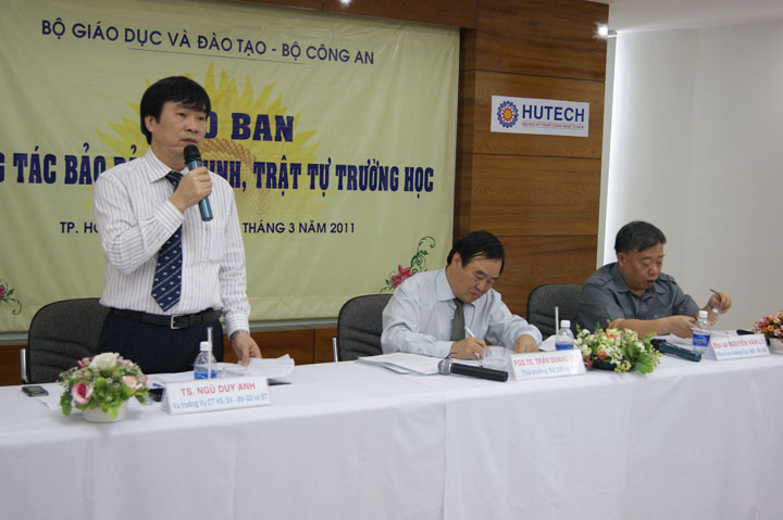 Giao ban “Công tác đảm bảo an ninh, trật tự trường học khu vực TP. Hồ Chí Minh” 7