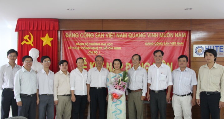 Chi bộ 1 (Các khoa Khối Kỹ thuật) kết nạp thêm 01 quần chúng ưu tú vào Đảng 11