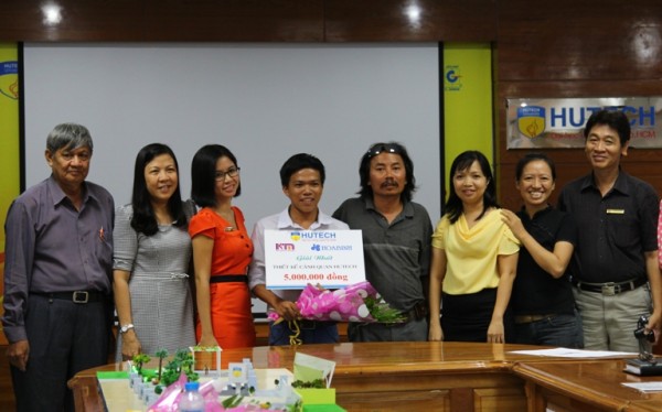 SV Đinh Phước Trung giành giải Nhất Cuộc thi “Thiết kế cảnh quan HUTECH 2014” 12