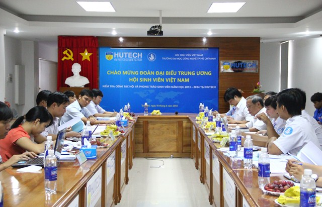 Trung ương Hội Sinh viên Việt Nam làm việc tại HUTECH 6