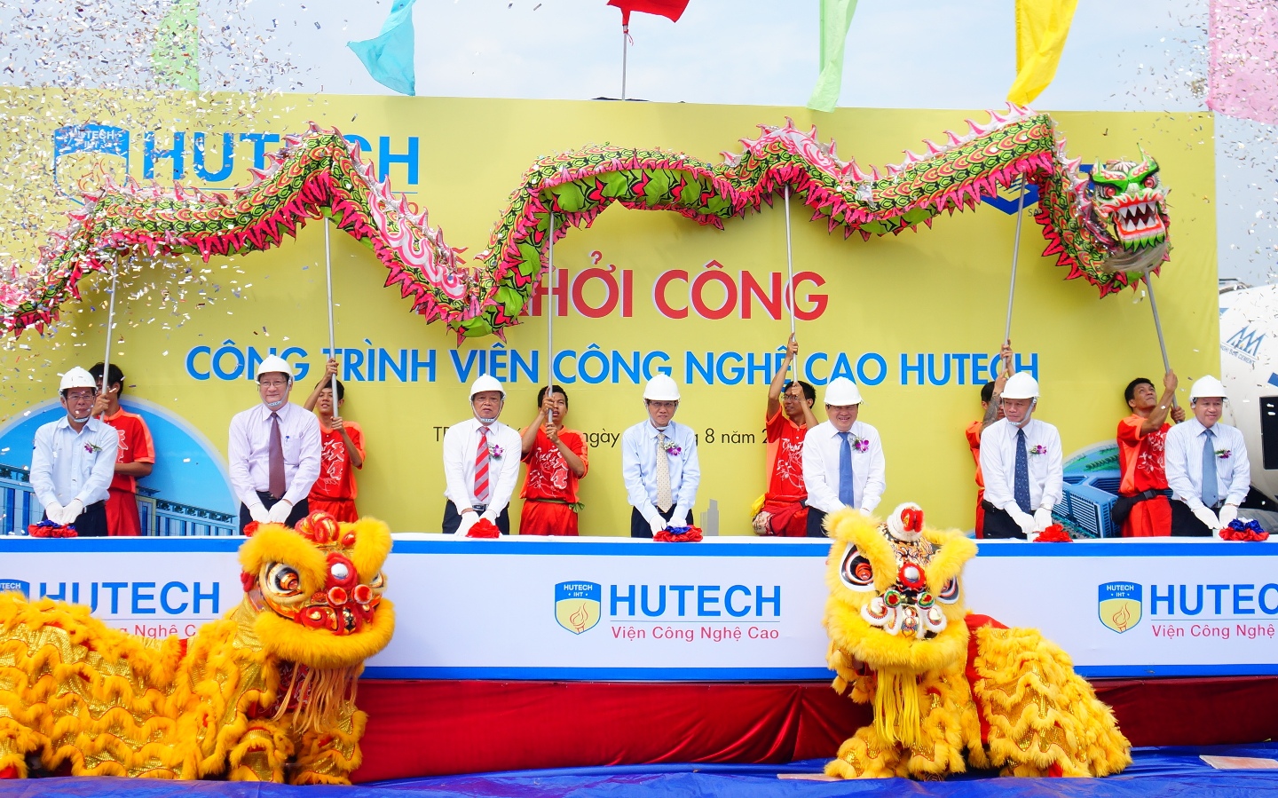 HUTECH khởi công dự án Viện Công Nghệ Cao HUTECH 42