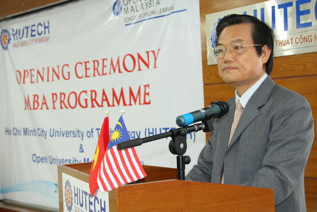 Khai giảng chương trình đào tạo Thạc sĩ Quản trị kinh doanh (MBA) Quốc tế OUM - HUTECH 16