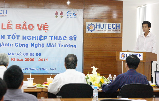 HUTECH tổ chức Lễ bảo vệ Luận văn Thạc sĩ ngành Công nghệ môi trường đợt 2 4