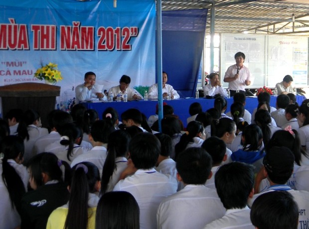 Thông tin tuyển sinh HUTECH đến với hơn 3.000 học sinh đất mũi Cà Mau 11