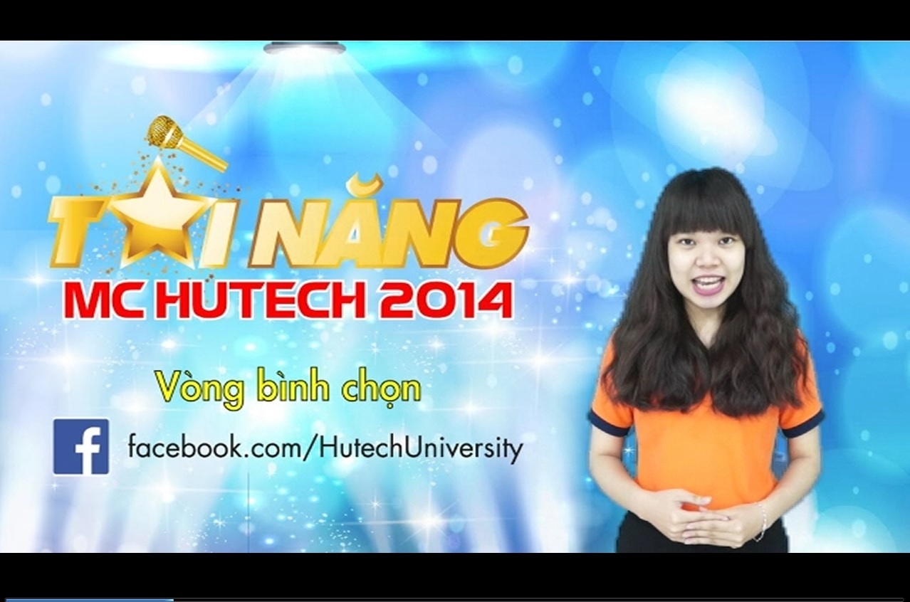 Giải thưởng đầu tiên của “Tài năng MC HUTECH 2014” thuộc về Lê Thị Thùy Linh  32