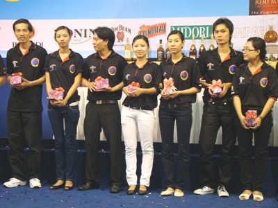 Đoàn thí sinh HUTECH đoạt giải 3 Hội thi Việt Nam Bartender cup 2008 28