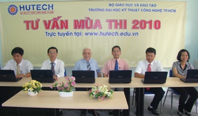 Khởi động Tư vấn mùa thi 2010 trực tuyến tại HUTECH 8