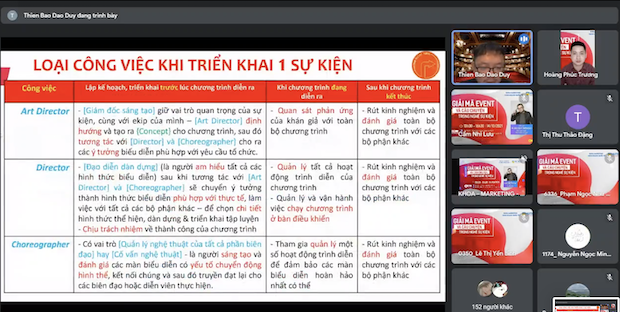 Sinh viên HUTECH đi tìm “chìa khóa” thành công trong ngành Sự kiện cùng chuyên gia Đào Duy Thiên Bảo 132