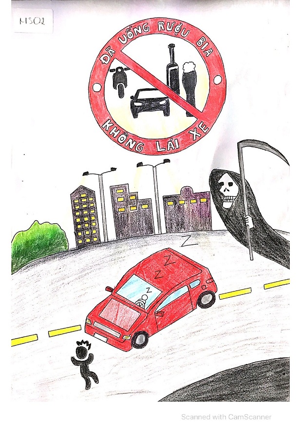 Sinh viên HUTECH chung sức cùng Ngày hội An toàn giao thông với 47 tranh tuyên truyền ấn tượng 24