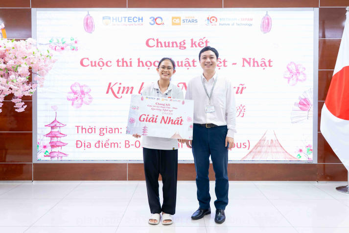 Chung kết "Kim bảng Nhật ngữ": Sân chơi trí tuệ, lan toả văn hóa Nhật Bản tại VJIT 235