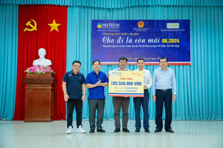 HUTECH viết tiếp hành trình thiện nguyện “Cho đi là còn mãi” tại tỉnh Tiền Giang 92