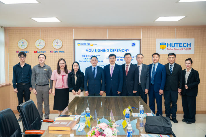 HUTECH signs MoU with Shandong University of Technology, paving the way for a tripartite cooperation model with industry partners 118