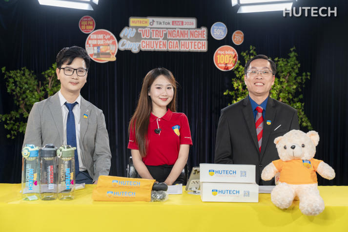[HUTECH TIKTOK LIVE 2026] Hiểu đúng ngành học về Kinh doanh, Kiến trúc, Sáng tạo trong kỷ nguyên số 7