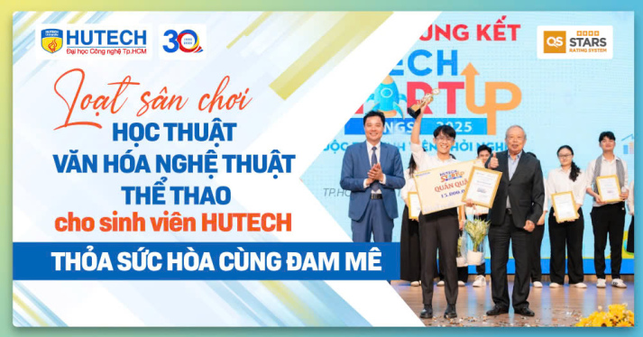 Loạt sân chơi học thuật - văn hóa nghệ thuật - thể thao cho sinh viên HUTECH thỏa sức hòa cùng đam mê 11