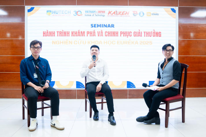 Khám phá hành trình chinh phục giải thưởng nghiên cứu khoa học Euréka cùng sinh viên VJIT 35