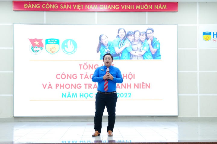 ThS. Nguyễn Gia Huy chia sẻ về những kết quả mà công tác Đoàn - Hội đã đạt được trong năm qua