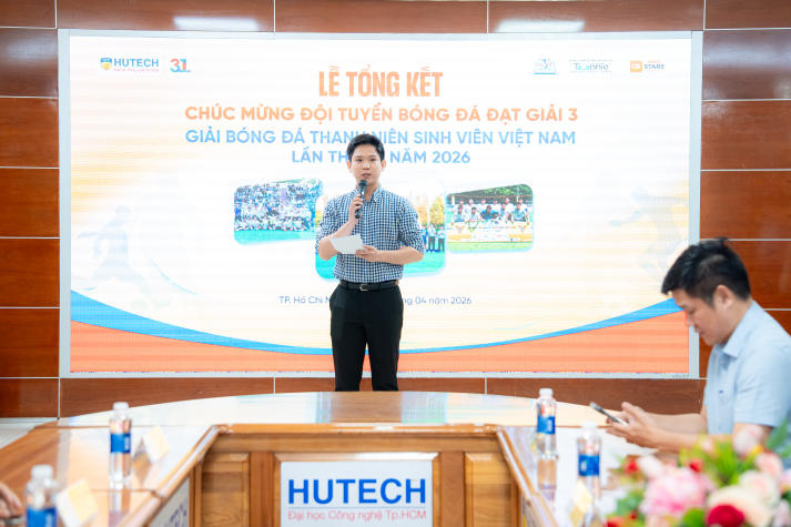 Đội bóng sinh viên HUTECH giành hạng Ba toàn quốc Giải Bóng đá Thanh niên sinh viên Việt Nam lần IV 14