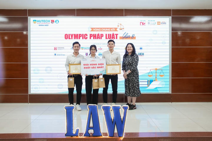 Sinh viên Khoa Luật HUTECH xuất sắc đạt ngôi vị Quán quân cuộc thi Olympic Pháp luật lần thứ 8 164