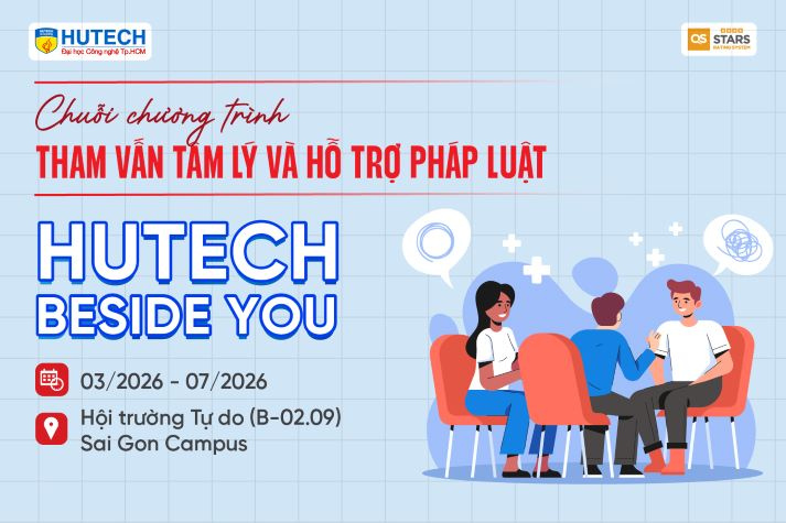 HUTECH Beside You trở lại - chuỗi chương trình tham vấn tâm lý và hỗ trợ pháp luật 6