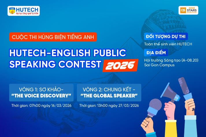 Đăng ký tranh tài cùng Cuộc thi hùng biện tiếng Anh “HUTECH - English Public Speaking Contest 2026” 10