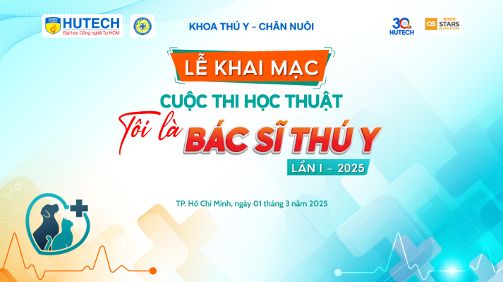 Sinh viên đam mê Thú y nắm bắt cơ hội thử sức tại sân chơi học thuật “Tôi là Bác sĩ Thú y” vào tháng 3 tới 10