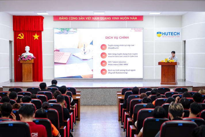 Sinh viên Khoa Quản trị kinh doanh HUTECH tập huấn kỹ năng tuyển dụng nhân lực cùng HR1 Vietnam 36