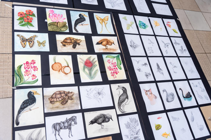 [Video] Triển lãm Hình hoạ tạo hình - Ký hoạ thiên nhiên qua góc nhìn của sinh viên Thiết kế đồ hoạ 80