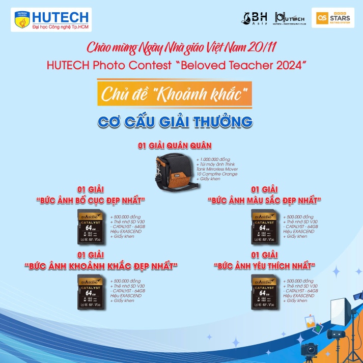 HUTECH Photo Contest “Beloved Teacher 2024” chính thức tiếp nhận ảnh dự thi đến hết ngày 15/11 150