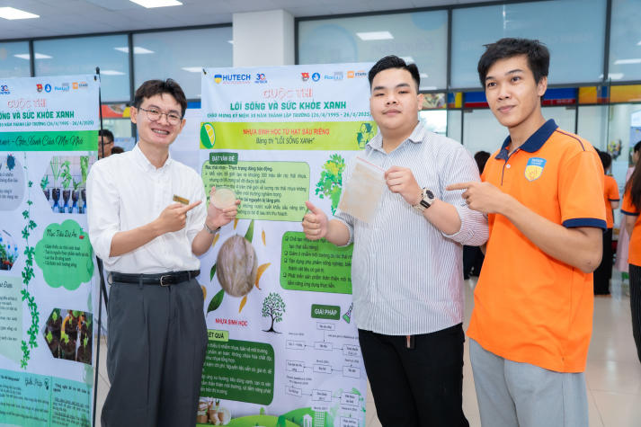 Lối sống xanh - Sức khỏe xanh: Sinh viên HUTECH kiến tạo tương lai bằng hành động bền vững 115
