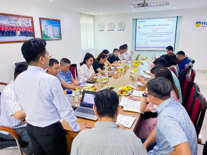 Hội thảo mang đến nhiều thông tin bổ ích trong quá trình thực hiện luận văn Thạc sĩ cho các học viên  HUTECH 1