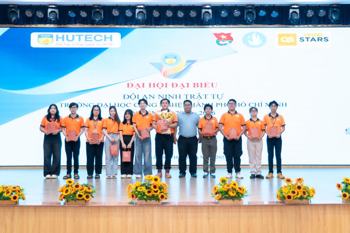 Nâng cao tinh thần trách nhiệm và cống hiến tại Đại hội Đại biểu Đội An ninh trật tự HUTECH 232
