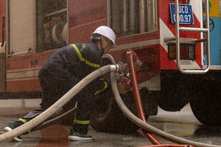 HUTECH tổ chức thành công diễn tập Phòng cháy chữa cháy và Cứu hộ cứu nạn 126