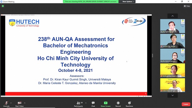 HUTECH hoàn thành chương trình đánh giá ngoài 04 ngành theo tiêu chuẩn AUN-QA 34