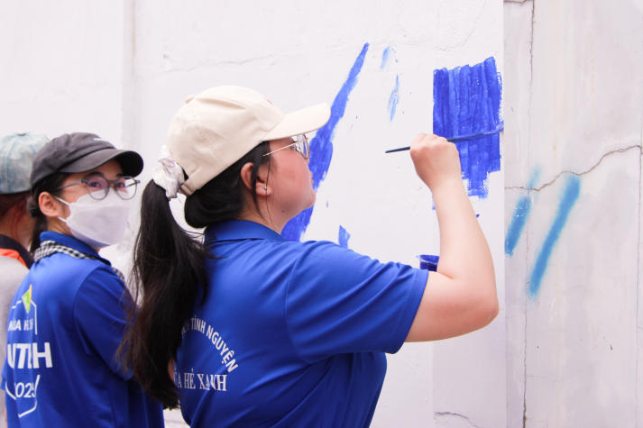 Mùa hè xanh HUTECH mặt trận TP.HCM: Hoàn thiện nhiều công trình ngay tuần đầu sau ra quân 17