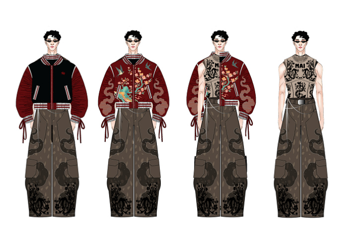 03 thiết kế của sinh viên ngành Thiết kế thời trang “oanh tạc” SẮC NÉT 2025 28