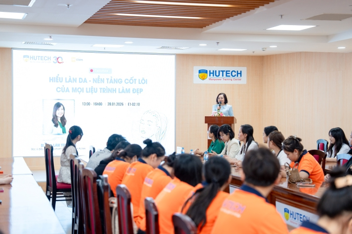 [Video] Sinh viên HUTECH củng cố nền tảng chuyên môn về làn da trong ngành Công nghệ thẩm mỹ 81