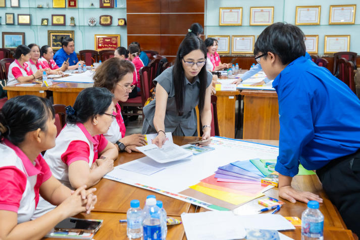 HUTECH đồng hành cùng phụ nữ phường Thạnh Mỹ Tây phát triển tư duy đổi mới sáng tạo và khởi nghiệp 143