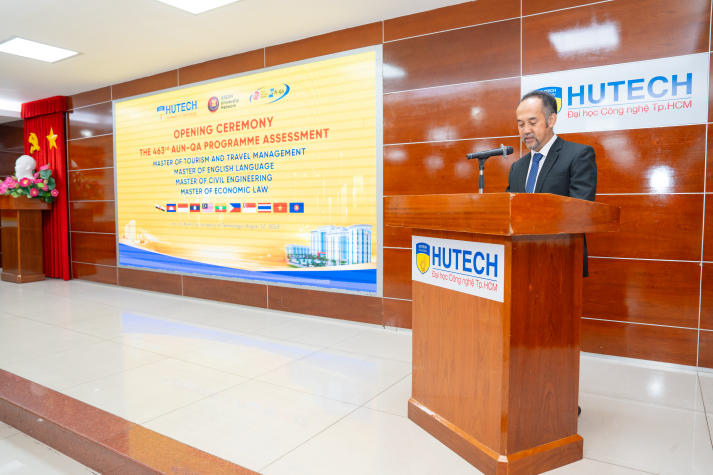 HUTECH chính thức khai mạc đánh giá ngoài 04 chương trình đào tạo trình độ Thạc sĩ theo tiêu chuẩn AUN-QA 96
