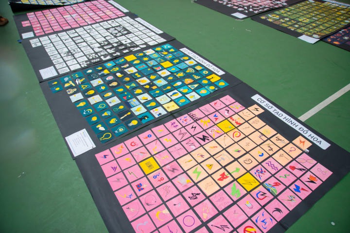 Sinh viên Thiết kế đồ họa “trình làng” loạt sản phẩm cuối kỳ ấn tượng tại triển lãm 50