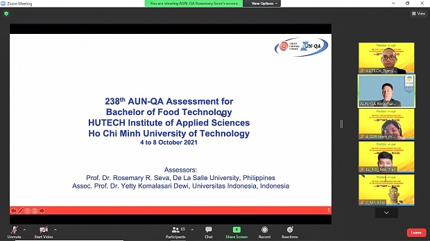 HUTECH hoàn thành chương trình đánh giá ngoài 04 ngành theo tiêu chuẩn AUN-QA 40