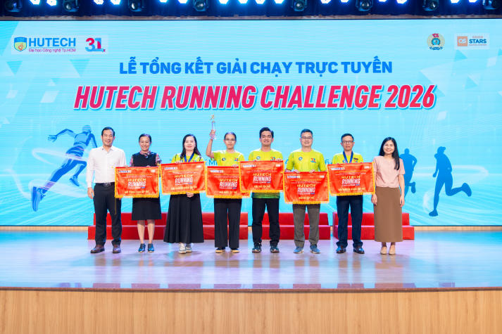 ​Khép lại HUTECH Running Challenge 2026: Tôn vinh hành trình bền bỉ, lan tỏa tinh thần sống khỏe 101