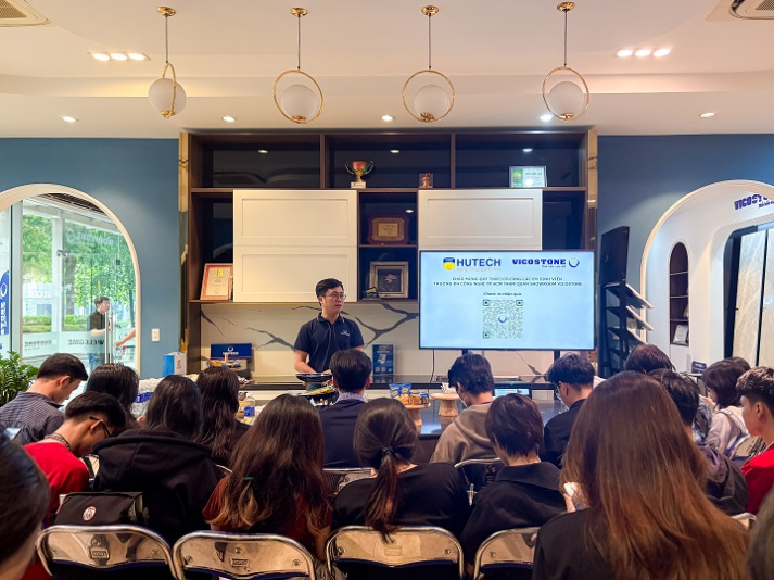 Nâng tầm tư duy thiết kế nội thất thực tiễn qua chuyến tham quan đến VICOSTONE 24