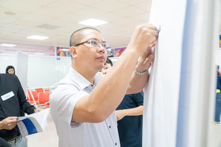 Khép lại chuỗi tập huấn dành cho Cán bộ - Giảng viên - Nhân viên HUTECH bằng hoạt động thiết kế poster ấn tượng 144