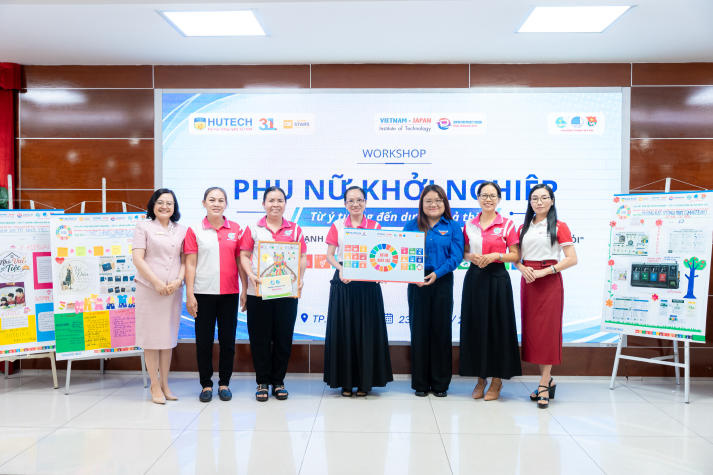 HUTECH đồng hành cùng phụ nữ phường Thạnh Mỹ Tây phát triển tư duy đổi mới sáng tạo và khởi nghiệp 223
