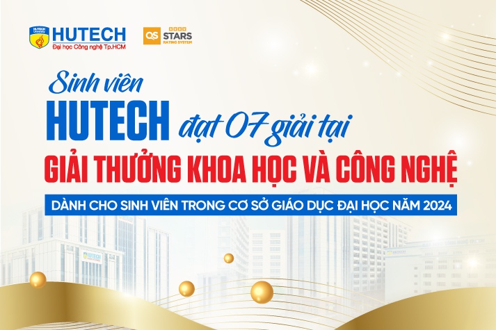 Sinh viên HUTECH đạt 07 giải tại Giải thưởng Khoa học và Công nghệ dành cho sinh viên trong cơ sở giáo dục đại học năm 2024 9