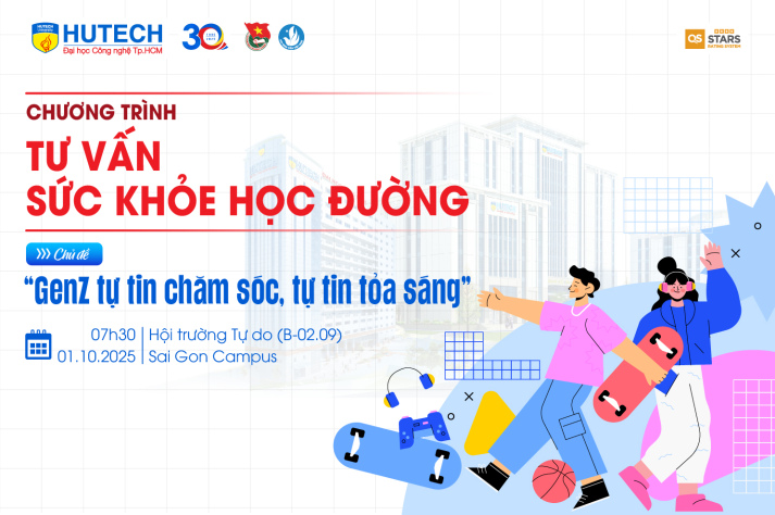 Sinh viên HUTECH tìm hiểu bí quyết “tự tin chăm sóc, tự nhiên tỏa sáng” vào 01/10 tới 12