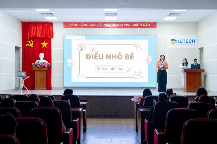 Sinh viên Tâm lý học HUTECH tổ chức talkshow tâm lý và báo cáo dự án chăm sóc sức khoẻ tinh thần “Sóng ấm lan toả” 90