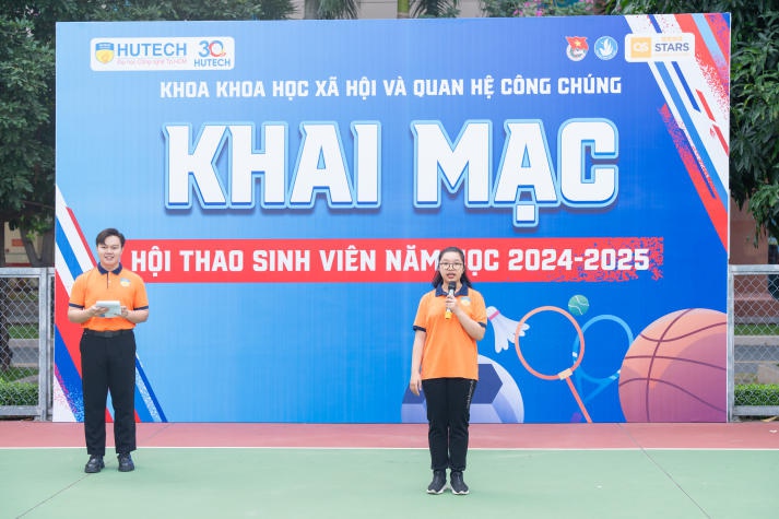 Khoa Khoa học Xã hội và Quan hệ Công chúng tưng bừng khai mạc Hội thao sinh viên năm học 2024-2025 40