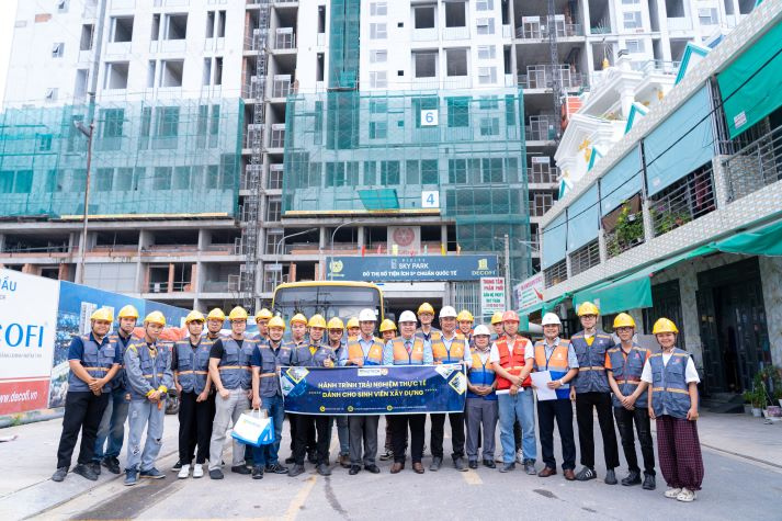 Sinh viên Khoa Xây dựng học nghề từ thực tế công trình 48