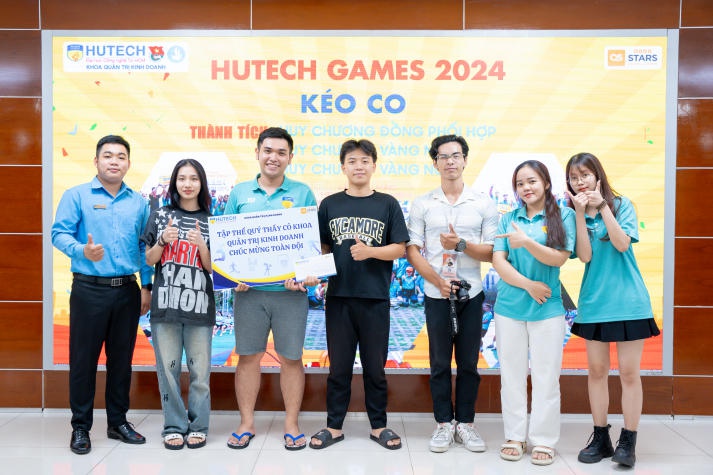 Khoa Quản trị kinh doanh vinh danh các vận động viên xuất sắc tại HUTECH Games 2024 183